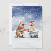 Weihnachtsmäuse mit heißem Kakao (Vorderseite)