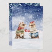 Weihnachtsmäuse mit heißem Kakao (Vorne/Hinten)