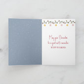 Weihnachtsmäuse mit heißem Kakao Karte (Innenseite)