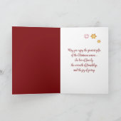 Weihnachtsmäuse mit Herz und Sternen Karte (Innenseite)