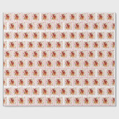 Weihnachtsmäuse mit Lattern Geschenkpapier (Flach)