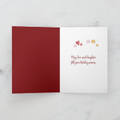 Weihnachtsmäuse mit Lattern Karte (Innenseite)