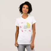 Weihnachtsmäuse mit Präsentation Illustration T-Shirt (Vorne ganz)