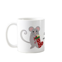 Weihnachtsmäuse mit Strümpfen