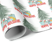 Weihnachtsmäuse mit Weihnachtsgeschenken Geschenkpapier (Rolleneckpunkt)