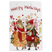 Weihnachtsmäuse Mittlere Geschenktüte (Vorderseite)