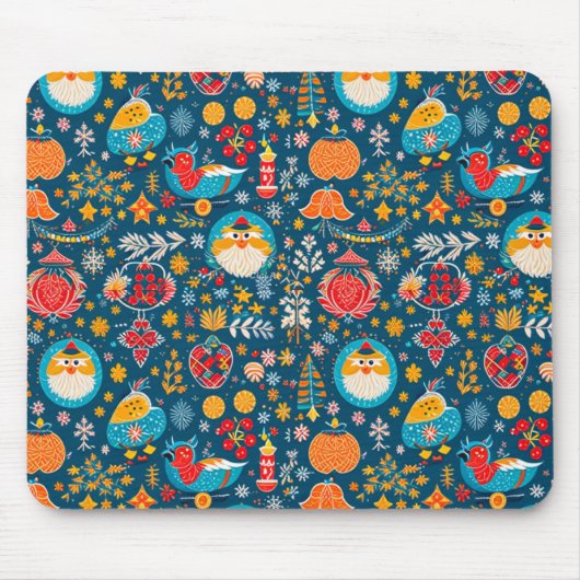 Weihnachtsmäuse Mousepad (Vorne)