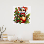 Weihnachtsmäuse-Poster Poster (Küche)