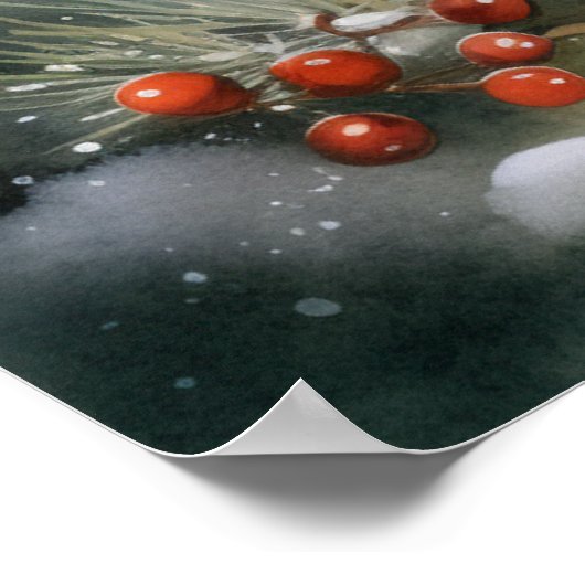 Weihnachtsmäuse-Poster Poster (Ecke)