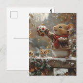 Weihnachtsmäuse Postkarte (Vorne/Hinten)