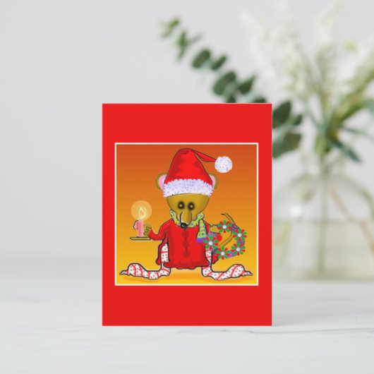 Weihnachtsmäuse Postkarten (Stehend Vorderseite)