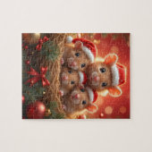 Weihnachtsmäuse Puzzle (Horizontal)