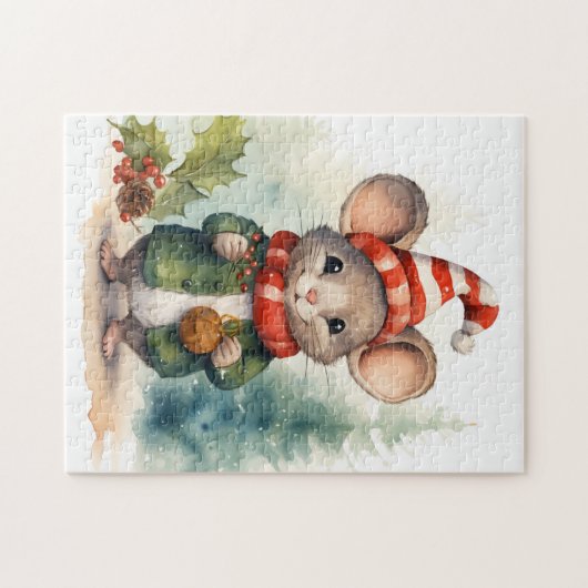 Weihnachtsmäuse Puzzle (Horizontal)