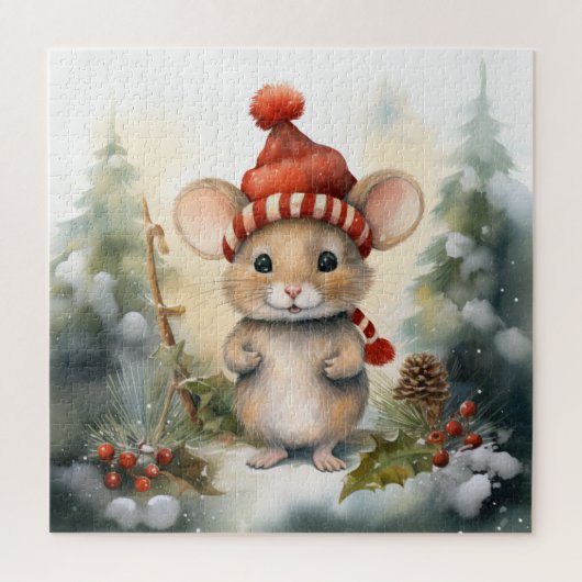 Weihnachtsmäuse Puzzle (Vertikal)