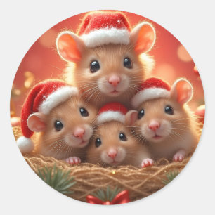 Weihnachtsmäuse Stickers