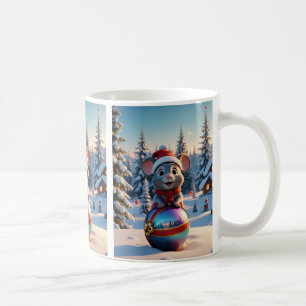 Weihnachtsmäuse-Tasse Kaffeetasse