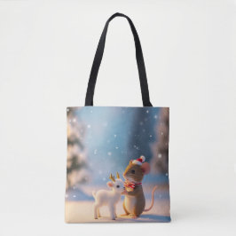 Weihnachtsmäuse und Lamm Tasche
