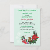 Weihnachtsmäuse Wreath Einladung (Vorderseite)