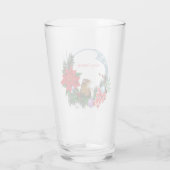 Weihnachtsmäuse Wreath Glas (Rückseite)