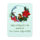 Weihnachtsmäuse Wreath Magnet (Vertikal)