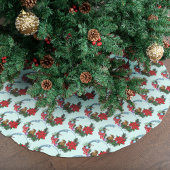 Weihnachtsmäuse Wreath Polyester Weihnachtsbaumdecke