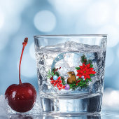 Weihnachtsmäuse Wreath Schnapsglas