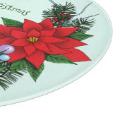 Weihnachtsmäuse Wreath Schneidebrett (Ecke)