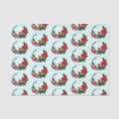Weihnachtsmäuse Wreath Seidenpapier (Vorderseite)