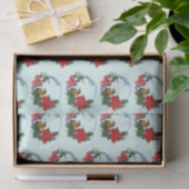 Weihnachtsmäuse Wreath Seidenpapier (Geschenk)
