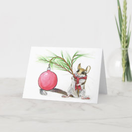 Weihnachtsmäusefreier raum feiertagskarte