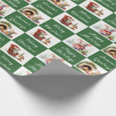 Weihnachtsmäusendesign Geschenkpapier (Ecke)