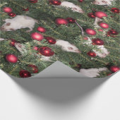 WeihnachtsmäusePackpapier - großer Druck Geschenkpapier (Ecke)