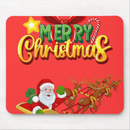 Weihnachtsmausettel mit Weihnachtsnachtsnachtsgesc Mousepad