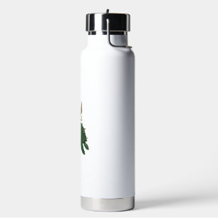 Weihnachtsmeeresschildkröte Rentier Vintage-Stich Trinkflasche
