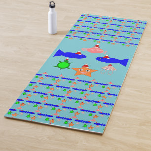 Weihnachtsmeerestiere Yogamatte