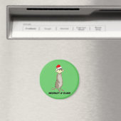 Weihnachtsmeerkat Magnet (In Situ (Geschirrspüler))