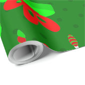 Weihnachtsmeerkat santa lustige Mongoie Geschenkpapier (Rolleneckpunkt)