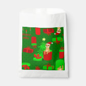 Weihnachtsmeerkat santa lustige Mongoie Geschenktütchen (Vorderseite)