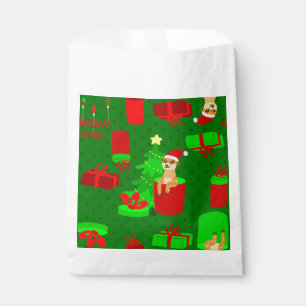 Weihnachtsmeerkat santa lustige Mongoie Geschenktütchen