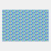 Weihnachtsmeerkreaturen Geschenkpapier Set (Vorderseite 3)