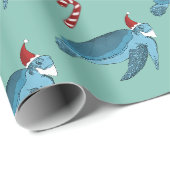 Weihnachtsmeerschildkröte Geschenkpapier (Rolleneckpunkt)