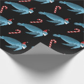 Weihnachtsmeerschildkröte Geschenkpapier (Ecke)