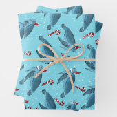 Weihnachtsmeerschildkröte Geschenkpapier Set (Beispiel)