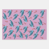 Weihnachtsmeerschildkröte Geschenkpapier Set (Vorderseite)