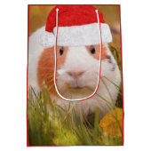 Weihnachtsmeerschweinchen Mittlere Geschenktüte (Rückseite)