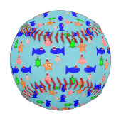 Weihnachtsmeerwesen Baseball (Rückseite)