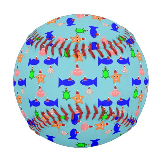 Weihnachtsmeerwesen Baseball (Vorderseite)