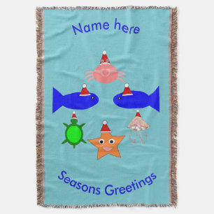 Weihnachtsmeerwesen Decke