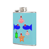 Weihnachtsmeerwesen Flachmann (Links)