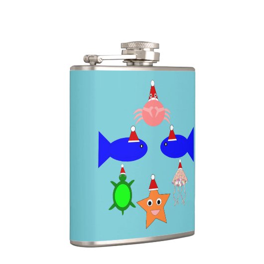 Weihnachtsmeerwesen Flachmann (Rechts)